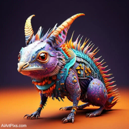 Unconventional digital composition merging human form and cybernetic patterns, created by AI