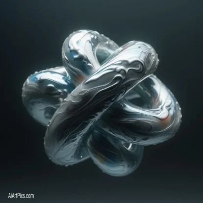 AI-generated experimental artwork with surreal anatomical distortions and dreamlike textures.