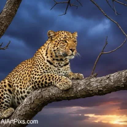 Hyper-realistic animal portrait generated with artificial intelligence