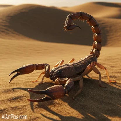 Photorealistic AI art of exotic animal species