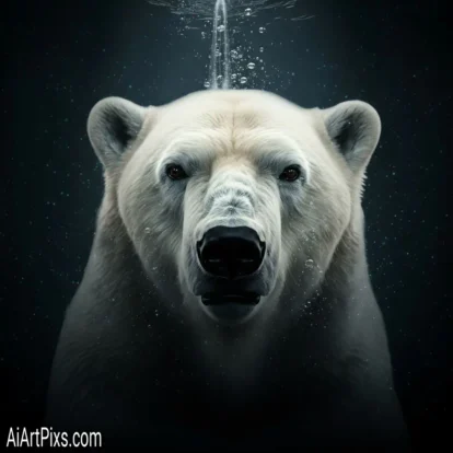 Close-up portrait of an animal with realistic textures and details
