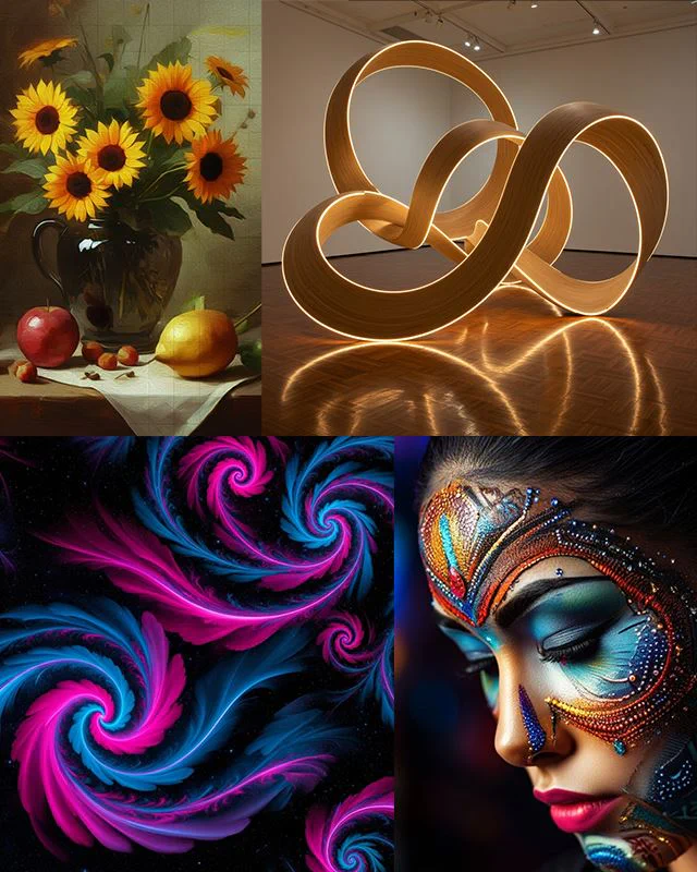 AI abstract art and digital design gallery preview