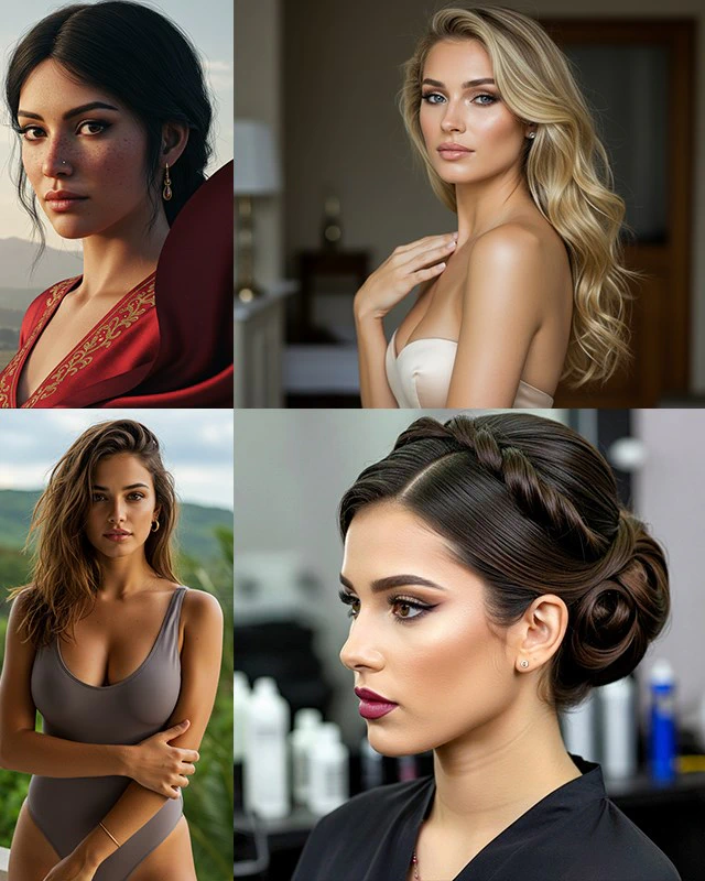 AI fashion and digital beauty gallery preview